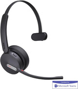 Yealink 1208702 BH70 Mono with Stand Wireless Headset with Mic for Work, Bluetooth Headphone Teams Certified USB C/A
