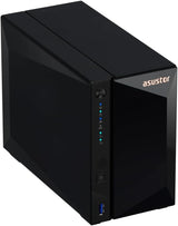 Asustor Drivestor 2 Pro Gen2 2 Bay NAS, Quad-Core 1.7GHz CPU, 2.5Gbe Port, 2GB DDR4 - Diskless (AS3302T v2)