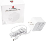 Raspberry Pi SC1731 Accessories Power adapter Pi5 official, Original 45W USB-C Power Supply - White (US)