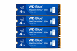WD 4TB WD Blue SN5000 NVMe Internal Solid State Drive SSD - PCIe Gen 4.0, M.2 2280, Up to 5,500 MB/s (Pack of 4)
