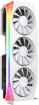 XFX Mercury AMD Radeon RX 9070XT OC Gaming White Edition with RGB 16GB GDDR6, HDMI 3xDP, AMD RDNA 4 RX-97TRGBBW9