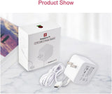 Raspberry Pi Power Adapter Pi5 Official Original 27W Power PD Adapter USB-C 5.1V5A Type-C Interface (White) SC1153