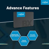 Crucial BX500 500GB SATA 3D NAND SATA 2.5-Inch Internal SSD CT500BX500SSD1
