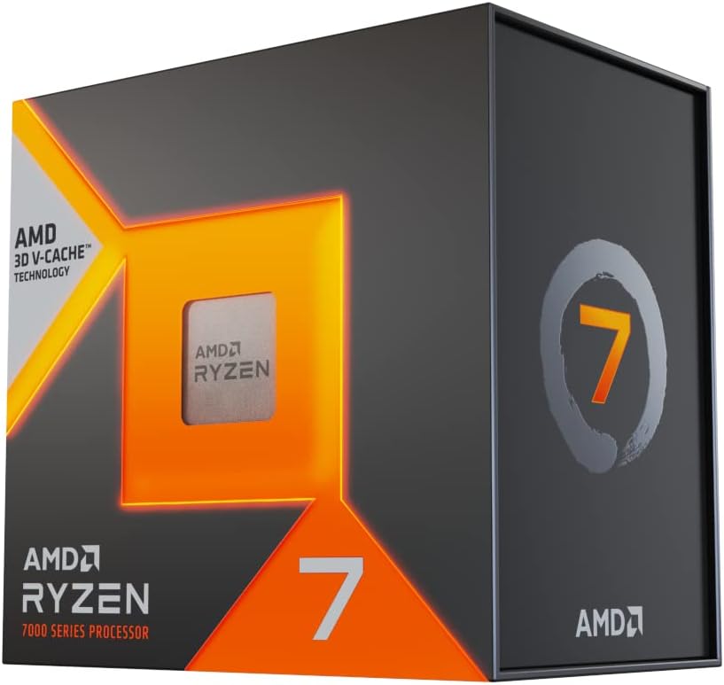 AMD Ryzen 7 7800X3D Processor (Zen 4) 8-Core 4.2GHz AM5 120W Desktop CPU 100-100000910WOF