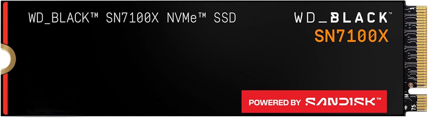 WD WDBELH0020BBK-WRSN 2TB SN7100X NVMe SSD Built for ROG Xbox Ally (X) & PC, Read Speeds Up to 7,250MB/s