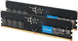 Crucial RAM 16GB Kit (2x8GB) DDR5 5600MHz (or 5200MHz or 4800MHz) Desktop Memory CT2K8G56C46U5