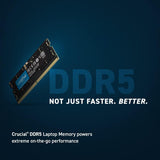 Crucial RAM 32GB DDR5 5600MT/s or 5200MT/s or 4800MT/s Laptop Memory (CT32G56C46S5)