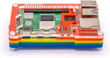 Pimoroni Pibow Coupe 5 (Case for Raspberry Pi 5) – Rainbow PIM678
