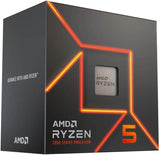 AMD Ryzen 5 7600 Processor 6-Core 3.8GHz AM5 65W w/ 12-Thread Unlocked Desktop CPU 100-100001015BOX