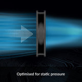 ARCTIC ACFAN00257A P14 PWM PST A-RGB 0dB (3 Pack) 140mm PWM PST Case fan, Optimised for Static Pressure,1900 RPM-Black