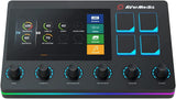 AVerMedia AX310 Live Streamer - Creator Control Center,6 Track Audio Mixer with IPS Touch Panel, Trigger Actions on VTube