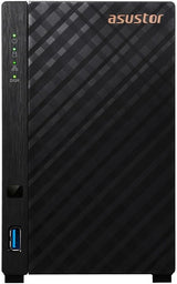 Asustor Drivestor 2 Lite 2 Bay NAS, Quad-Core 1.7GHz CPU, 1GbE Port, 1GB DDR4 - Diskless (AS1102TL)