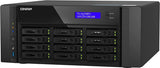QNAP 12-Bay all-flash desktop NAS, AMD EPYC 7232P , 12 x 2.5" U.2 NVMe/SATA SSD , 64GB ECC RAM TS-H1290FX-7232P-64G-US