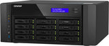 QNAP 12-Bay all-flash desktop NAS, AMD EPYC 7302P , 12 x 2.5" U.2 NVMe/SATA SSD , 128GB ECC RAM TS-H1290FX-7302P-128G-US