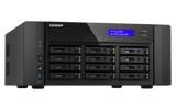 QNAP TS-H1290FX-7302P-256G-US 12-Bay all-flash desktop NAS, AMD EPYC 7302P (up to 3.2GHz),256GB ECC RAM, 2 x 2.5GbE