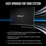 PNY SSD7CS900-250-RB CS900 250GB 3D NAND 2.5" SATA III Internal Solid State Drive (SSD)