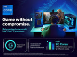 Intel Core i7-14700K Processor (14th Gen) 20-Core up to 5.6GHz LGA1700 125W Desktop CPU BX8071514700K