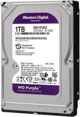 WD 1TB Purple Surveillance Internal Hard Drive HDD - SATA 6 Gb/s, 64 MB Cache, 3.5" WD11PURZ
