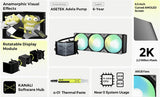TRYX SE 360 ARGB 360mm AIO Rotatable MOLED Curved Screen 3D Cooler Asetek Adela (Black) L-P360L-AM3M-G0K