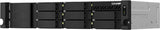 QNAP 2U 8-Bay short-depth rackmount NAS/iSCSI IP-SAN. AMD Ryzen V1500B 4C/8T, 4GB RAM, 250W PSU TS-873AEU-4G-US