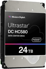 WD Ultrastar DC HC580 Hard Drive 24 TB 3.5" SATA 6Gb/s 7200 RPM Internal Hard Drive WUH722424ALE6L4