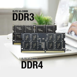 TEAMGROUP TED416G3200C22-S01  Elite DDR4 16GB Single 3200MHz PC4-25600 CL22 SODIMM 260-Pin Memory Module Ram