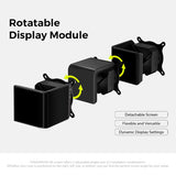 TRYX SE 360 ARGB 360mm AIO Rotatable MOLED Curved Screen 3D Cooler Asetek Adela (Black) L-P360L-AM3M-G0K