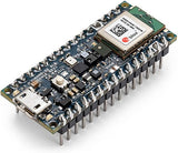 Arduino ABX00070 Nano 33 BLE Sense Rev2 w/ Headers, AI Microcontroller ,Bluetooth, Wearables,Gesture &Voice Recognition