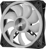 Corsair CO-9050099-WW QL Series, QL140 RGB, 140mm RGB LED Fan, Single Pack, Black
