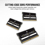 Corsair CMSX32GX5M1A4800C40 Vengeance SODIMM DDR5 RAM 32GB (1x32GB) 4800MHz CL40Intel AMD Laptop Notebook Memory - Black