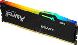 Kingston KF552C40BBA-8 FURY Beast RGB 8GB 5200MT/s DDR5 CL40 DIMM Desktop Memory Single Module ,Intel XMP 3.0