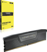 Corsair CMK32GX5M2B6000C30 Vengeance DDR5 RAM 32GB (2x16GB) 6000MHz CL30 Intel XMP Desktop Computer Memory - Black