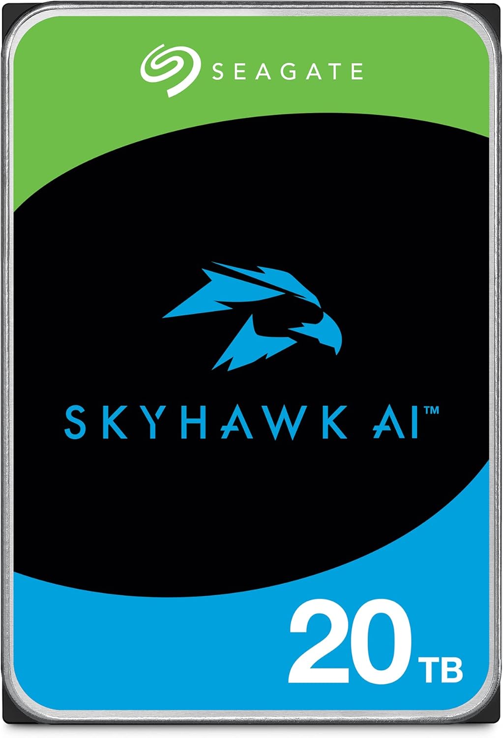 Seagate ST20000VE003 Skyhawk AI 20TB Video Internal Hard Drive HDD – 3.5 Inch SATA 6Gb/s 512MB Cache