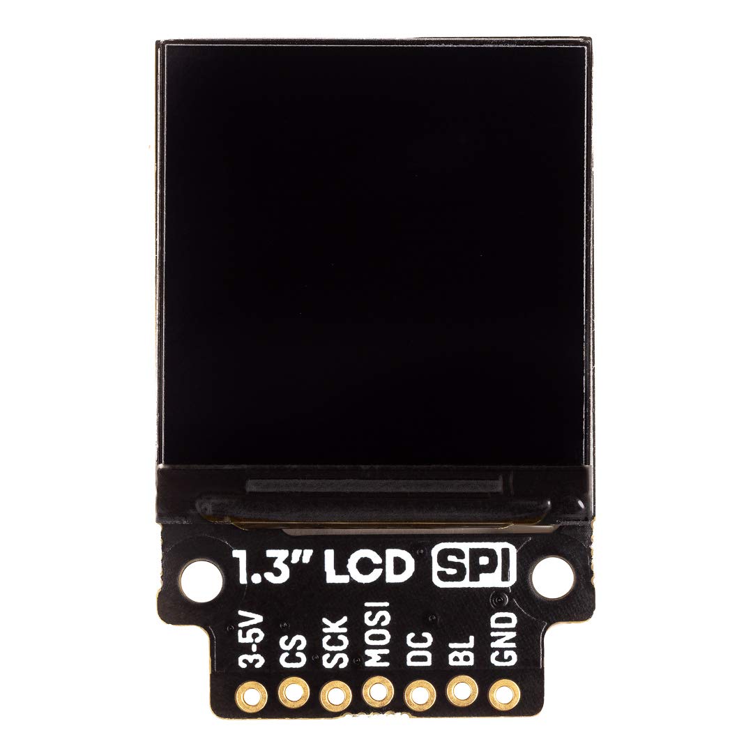 Pimoroni PIM476 1.3" SPI Colour LCD (240x240) Breakout Operates at 3.3V or 5V support all Raspberry Pi, Arduino Models