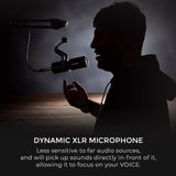 AVerMedia AM330 Live Streamer MIC 330 - Cardioid Dynamic XLR Microphone for Live Streaming and Podcasting, Black