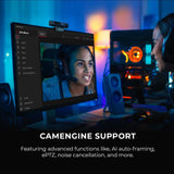 AVerMedia PW315 Full HD 1080p 60fps Webcam,CamEngine and 3rd Party Software Support