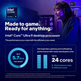 Intel BX80768285K Core Ultra 9 (Series 2) 285K  Arrow Lake 24-Core (8P+16E), LGA 1851, 125W Desktop Processor