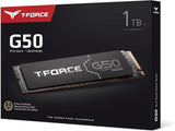 TEAMGROUP TM8FFE001T0C129 T-Force G50 1TB NVMe PCIe Gen4x4 M.2 2280 Gaming SSD