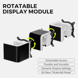 TRYX L-P240L-AM2M-G0W PANORAMA SE 240 ARGB 240mm AIO Rotatable MOLED Curved Screen 3D Cooler Asetek Adela - White