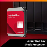 WD WD202KFGX 20TB WD Red Pro NAS Internal Hard Drive HDD - 7200 RPM, SATA 6 Gb/s, CMR, 512 MB Cache, 3.5"