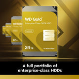 WD WD6004FRYZ 6TB WD Gold Enterprise Class Internal Hard Drive - 7200 RPM Class, SATA 6 Gb/s, 256 MB Cache, 3.5"