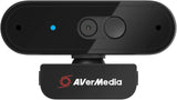AVerMedia PW310P Webcam - Full 1080p 30fps HD Camera with Autofocus and Dual Stereo Microphones
