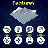 Gelid Solutions GP-Extreme 12W- Thermal Pad  120 x 120 x 1.0 mm Excellent Heat Conduction, Single Pack TP-GP01-S-B