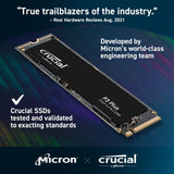 Crucial P3 Plus 1TB PCIe Gen4 3D NAND NVMe M.2 SSD, up to 5000MB/s (CT1000P3PSSD8)