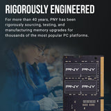 PNY MN32GK2D43200-TB Performance 32GB (2x16GB) DDR4 DRAM 3200MHz CL22  1.2V Notebook/Laptop (SODIMM) Memory Kit