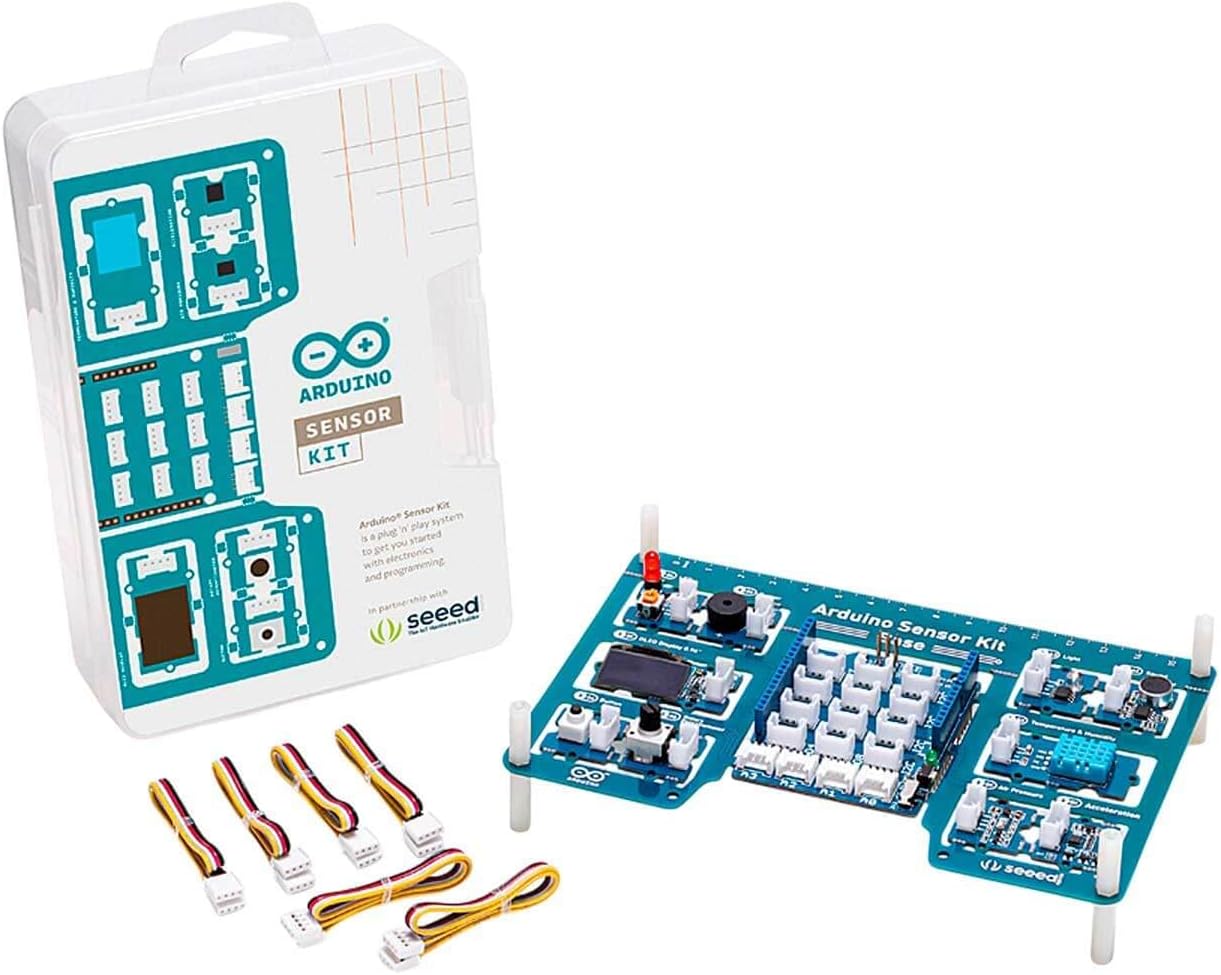 Arduino TPX00031  Sensor Kit - Base Essential Sensors for Beginners, Includes 10+ Sensors for DIY Projects & Learning