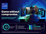 Intel i9-14900K Processor (14th Gen) 24-Cores up to 6.0GHz LGA1700 125W Desktop CPU BX8071514900K