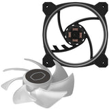 Cooler Master MasterFan MF140 Halo², Duo Ring ARGB Gen2 LED140mm PWM, Hybrid Frame Case fan, Liquid-Black MFL-B4DN-16NP2-R2