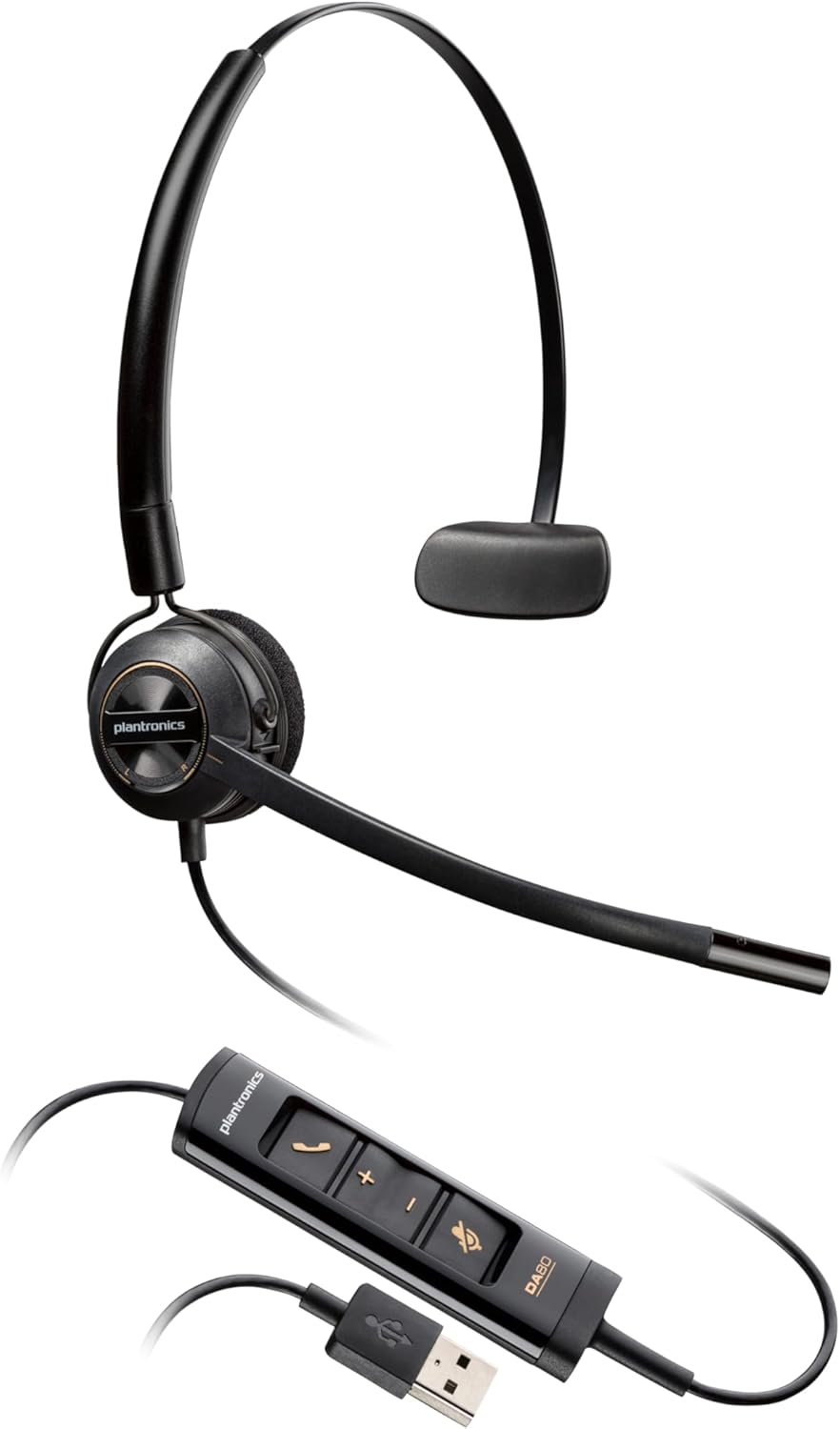 Poly 783R4AA EncorePro 545 USB-A Convertible Headset