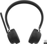Lenovo 4XD1M80020 Wireless VoIP Headset Teams Certified, Noise-Canceling Mic, Bluetooth 5.3 Multipoint, USB-A Receiver